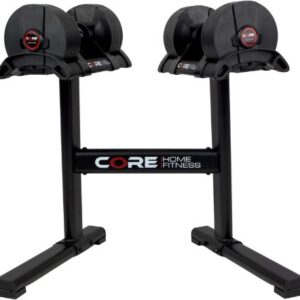 Core Fitness Adjustable Dumbbells and Stand