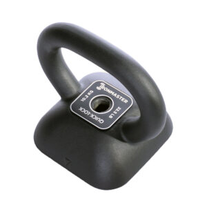 Up close photo of IronMaster Quick Lock Adjustable Kettlebell Handle